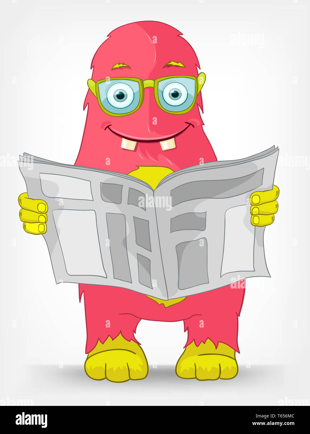Funny Monster News Stock Photo Alamy