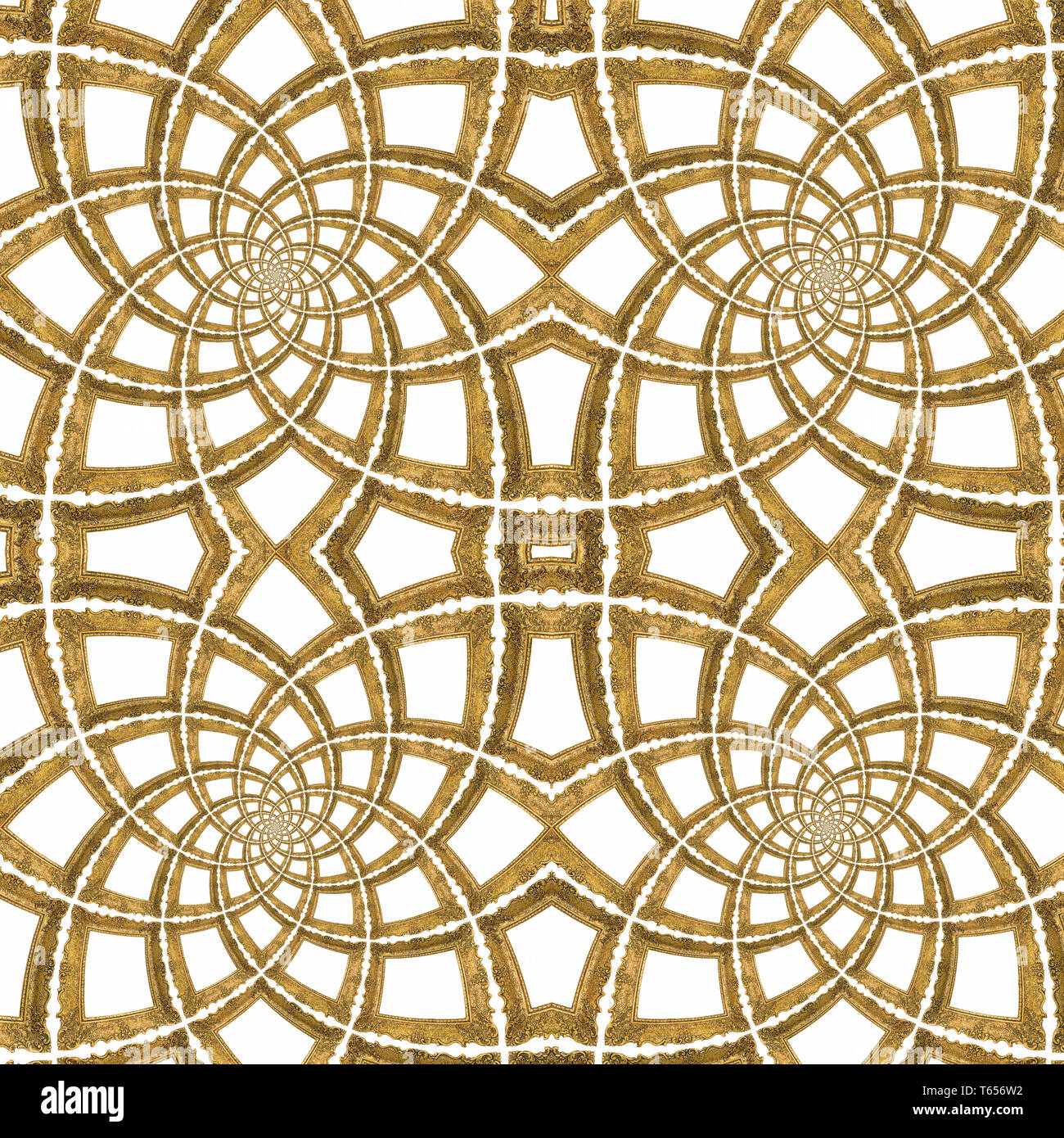 Golden Simple Pattern Golden Seamless Pattern Stock Photo - Alamy