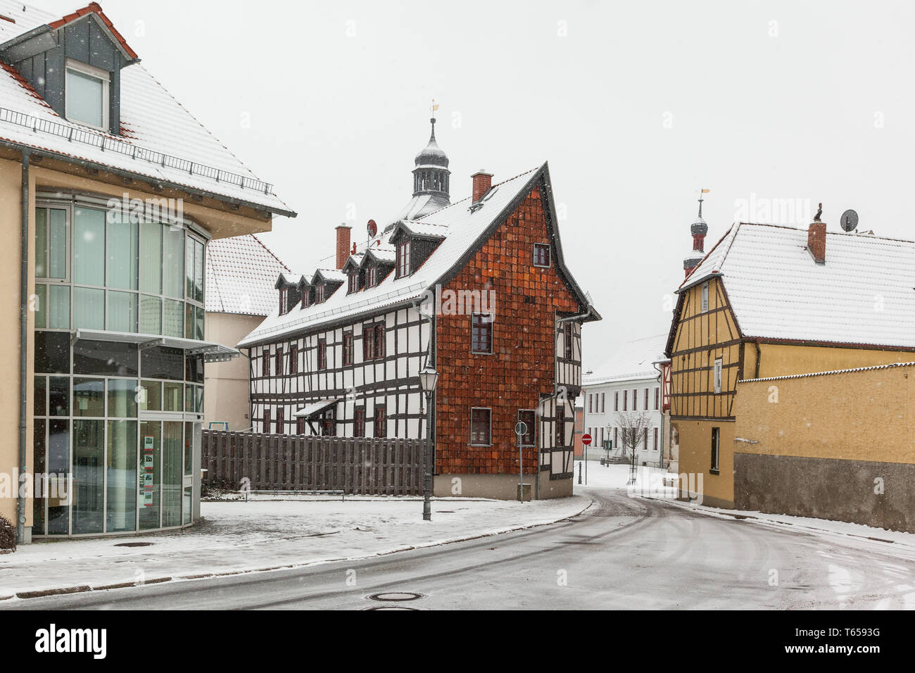Harzgerode Historic City of Harzgerode Town, Saxony-Anhalt, Germany Stock Photo ...
