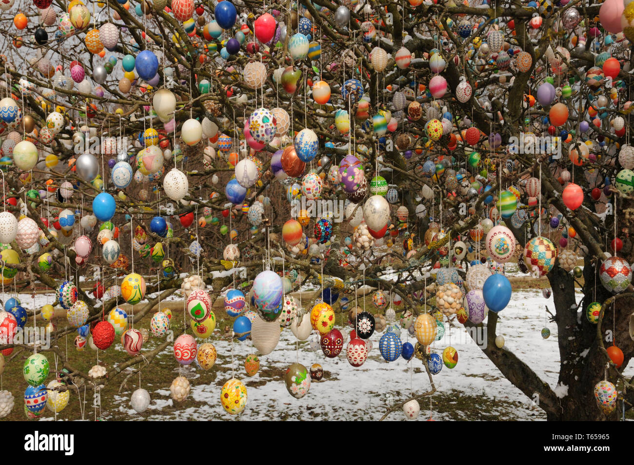 Easter Eggs Stock Photo