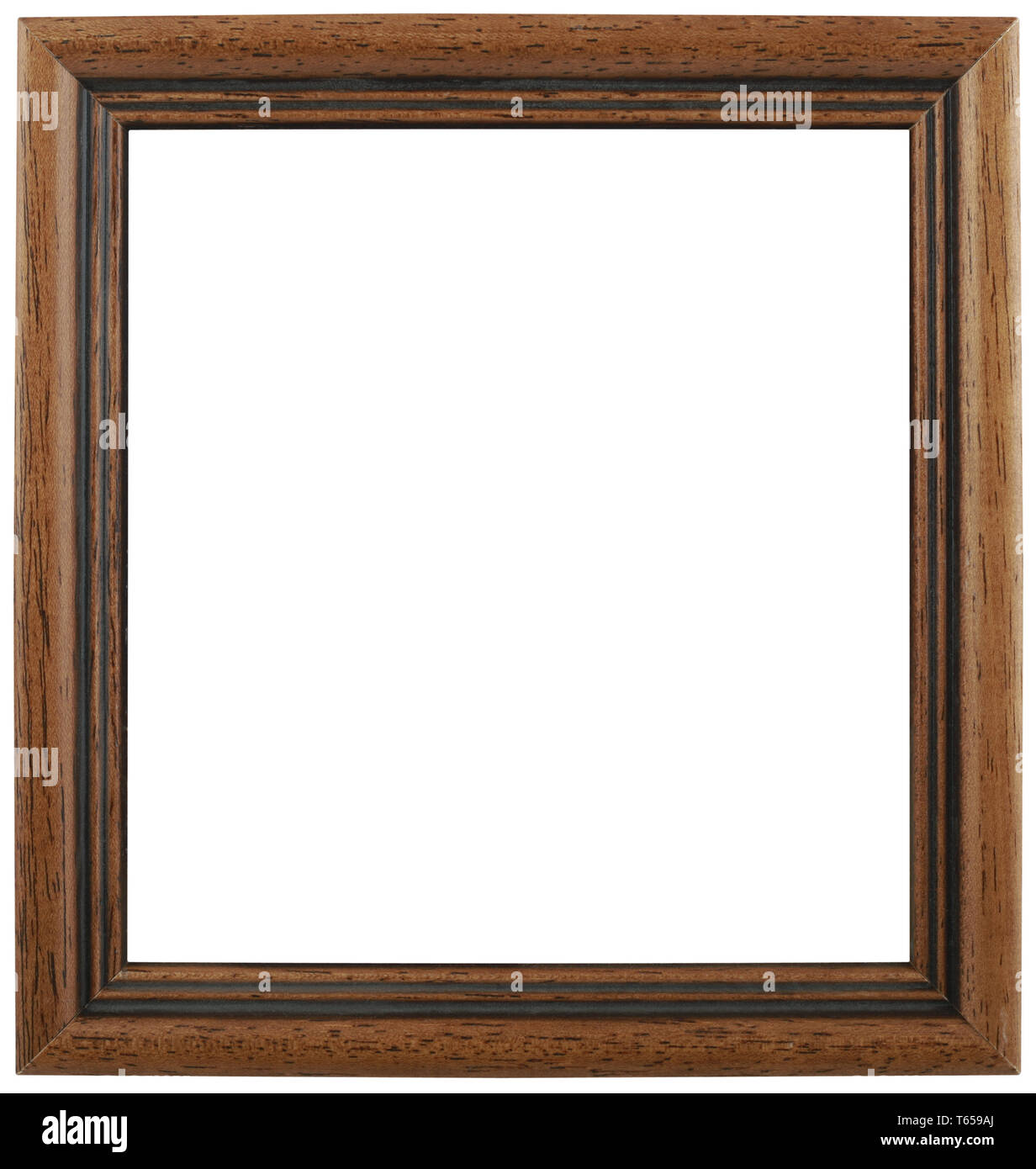 Wooden Picture Frame Cutout Stock Photo Alamy