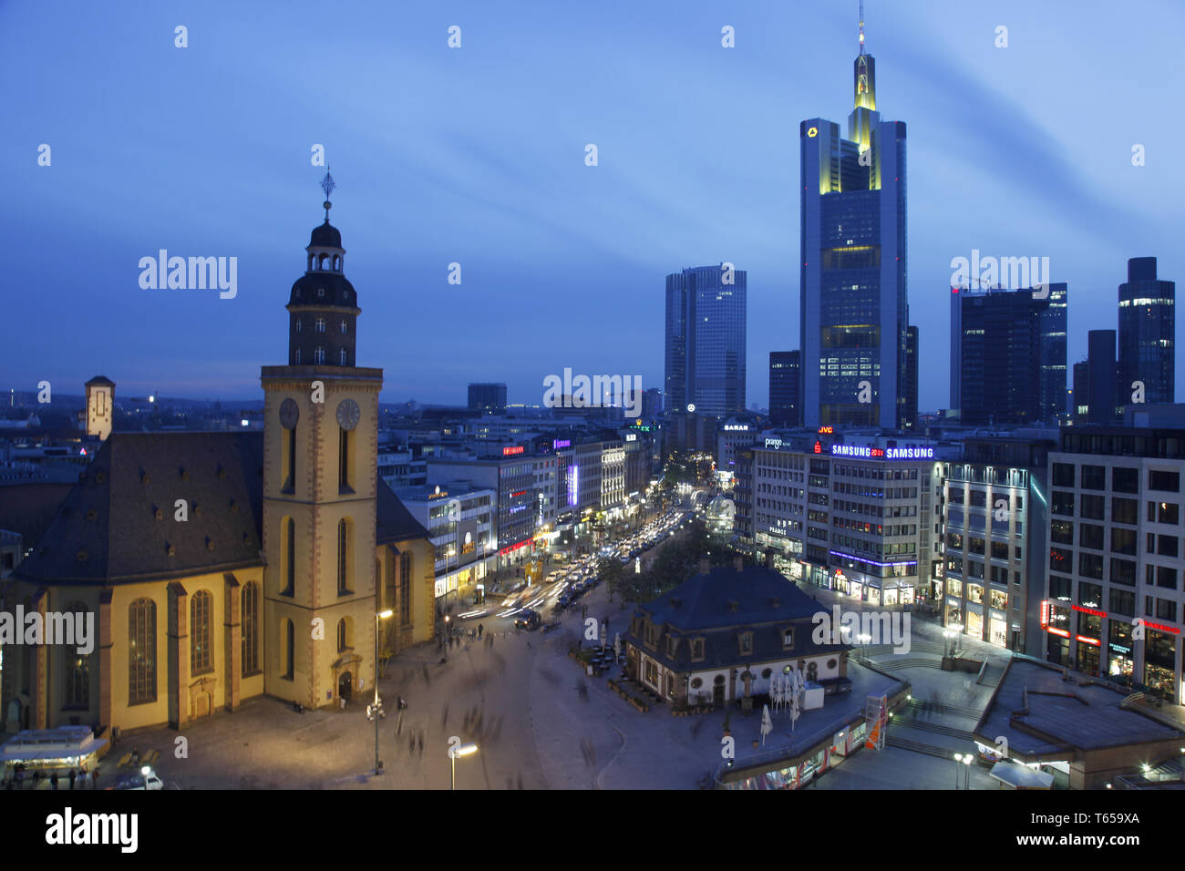 Frankfurt City, Skyline, Germany Stock Photo - Alamy