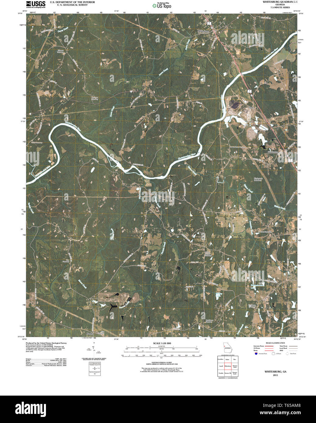 Map of whitesburg hires stock photography and images Alamy