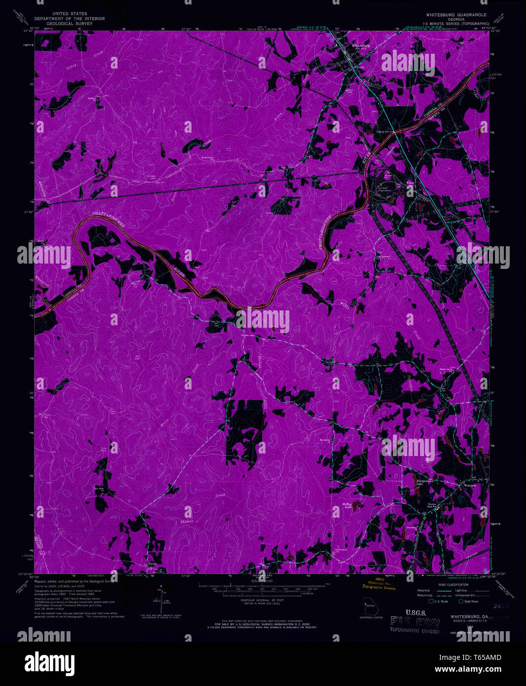 Map of whitesburg hires stock photography and images Alamy