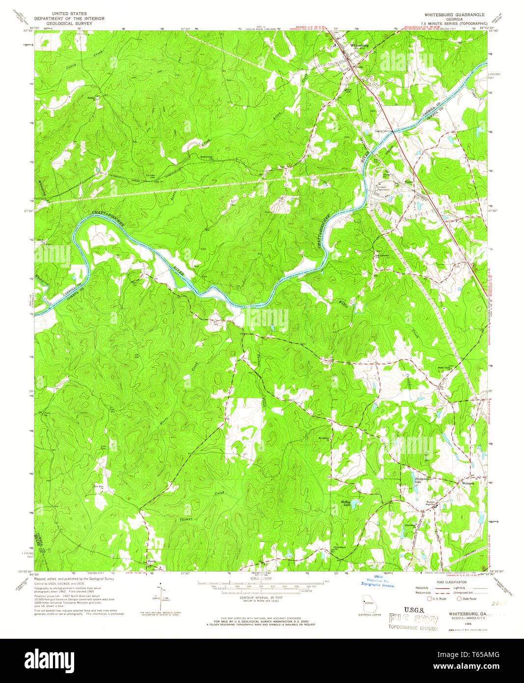 Map of whitesburg hires stock photography and images Alamy