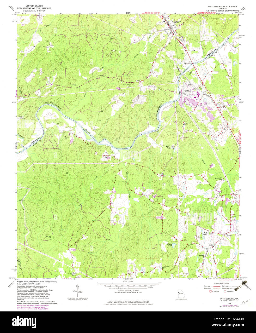 Map of whitesburg hires stock photography and images Alamy