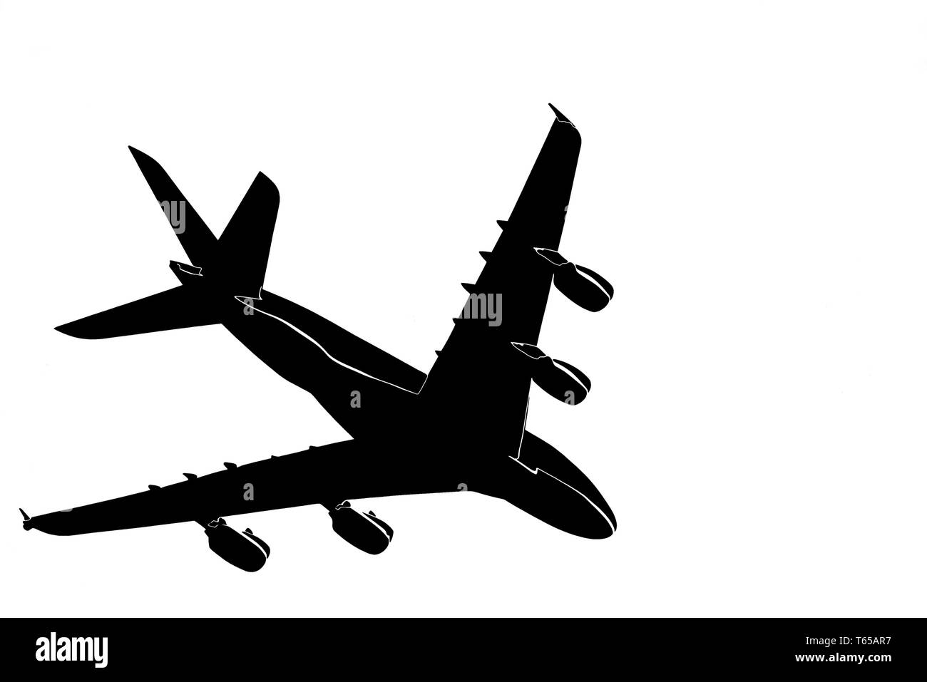 Airbus, Silhouette Stock Photo