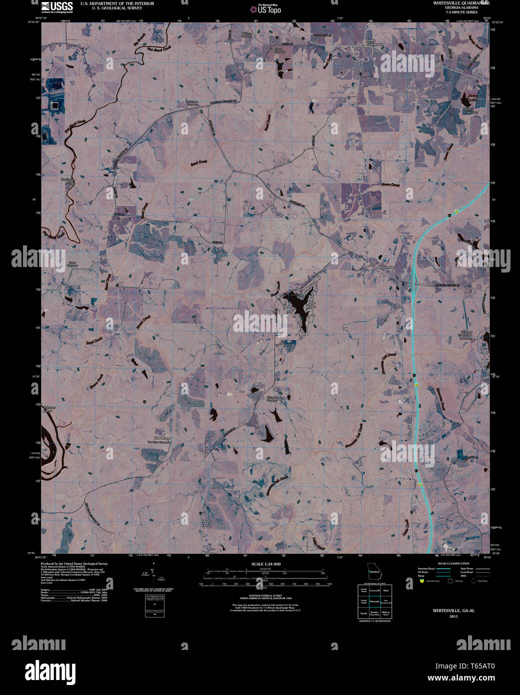 Whitesville map hires stock photography and images Alamy