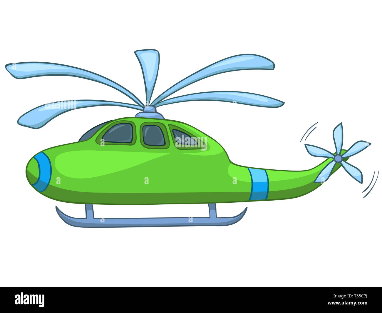 Helicopter cartoon Cut Out Stock Images & Pictures - Alamy