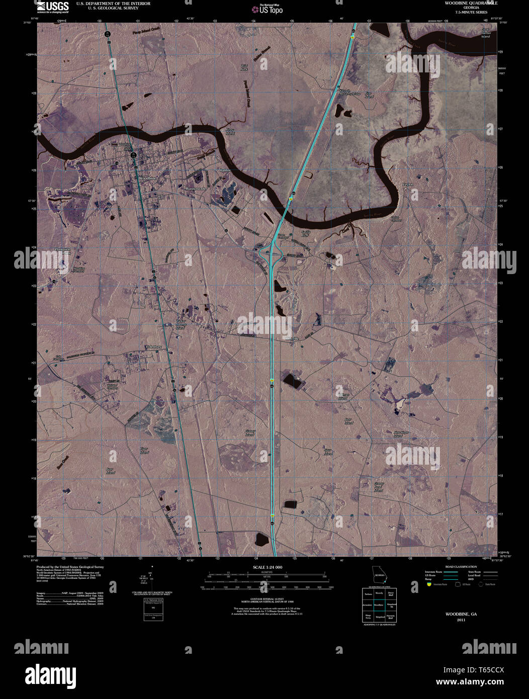 Woodbine map hires stock photography and images Alamy