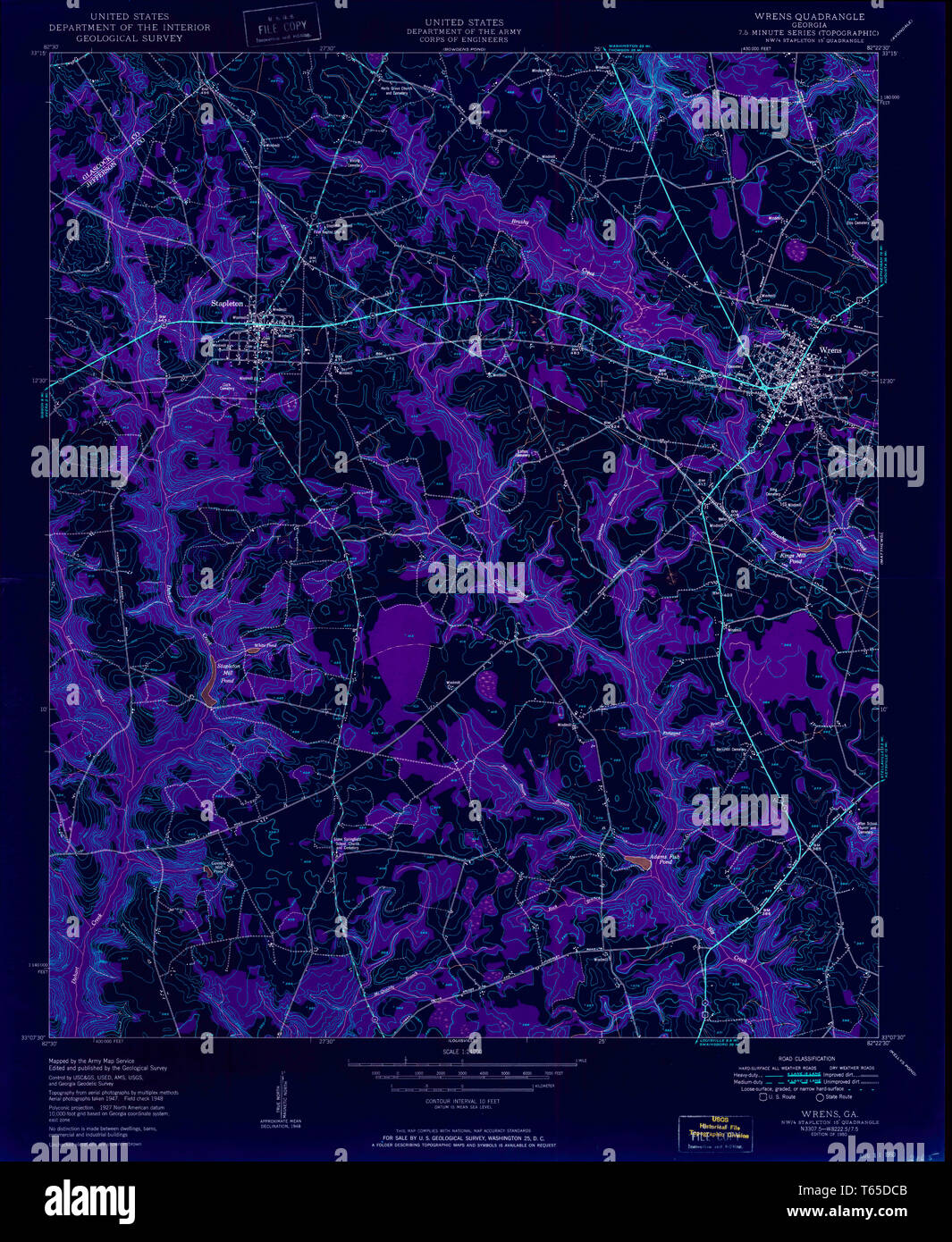Map of wrens hires stock photography and images Alamy