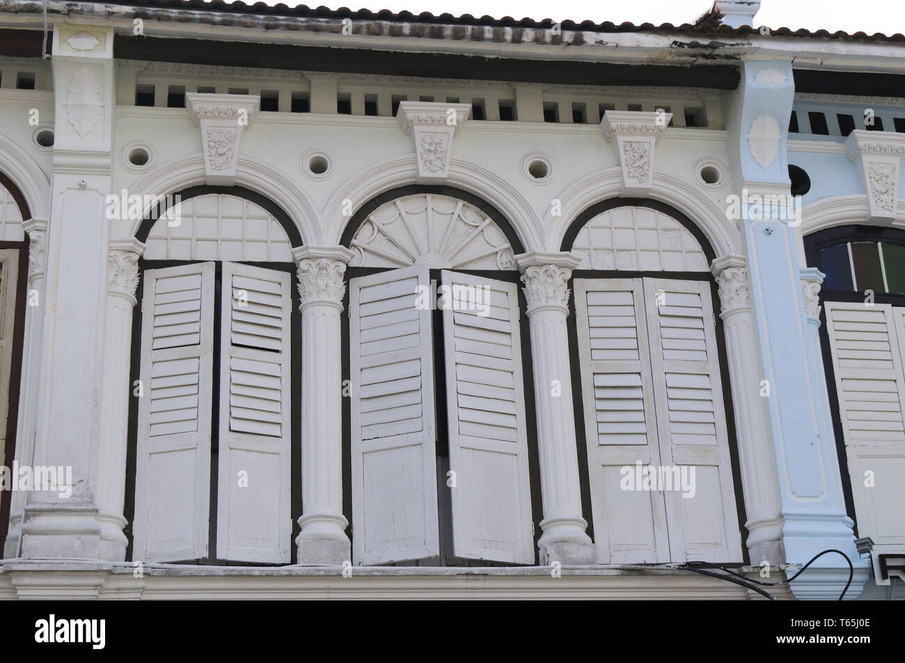 Old house facade Stock Photo - Alamy