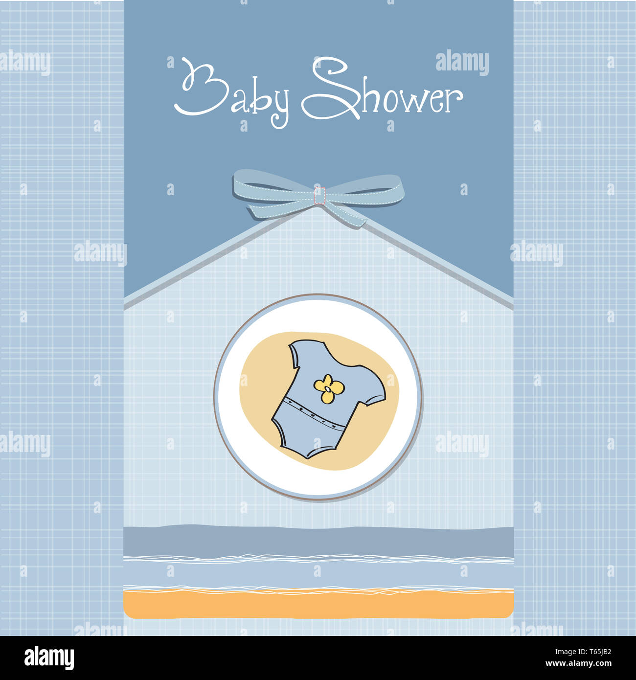 baby boy shower card Stock Photo Alamy