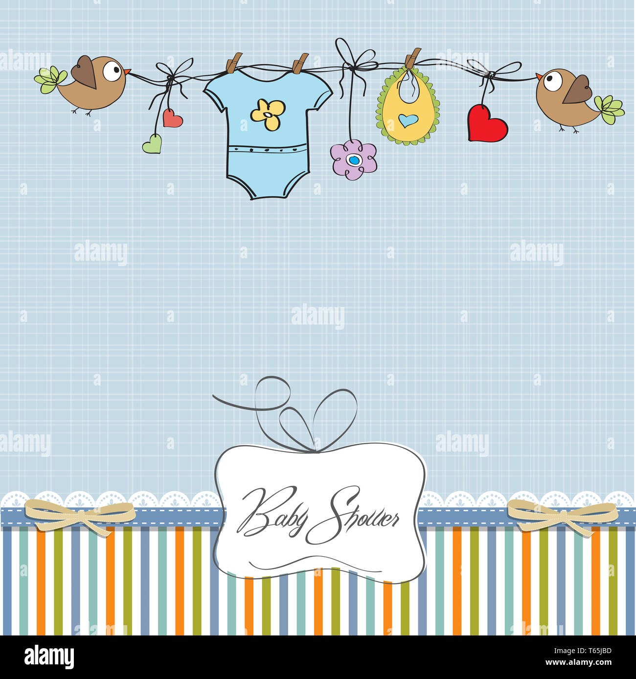 baby boy shower card Stock Photo Alamy