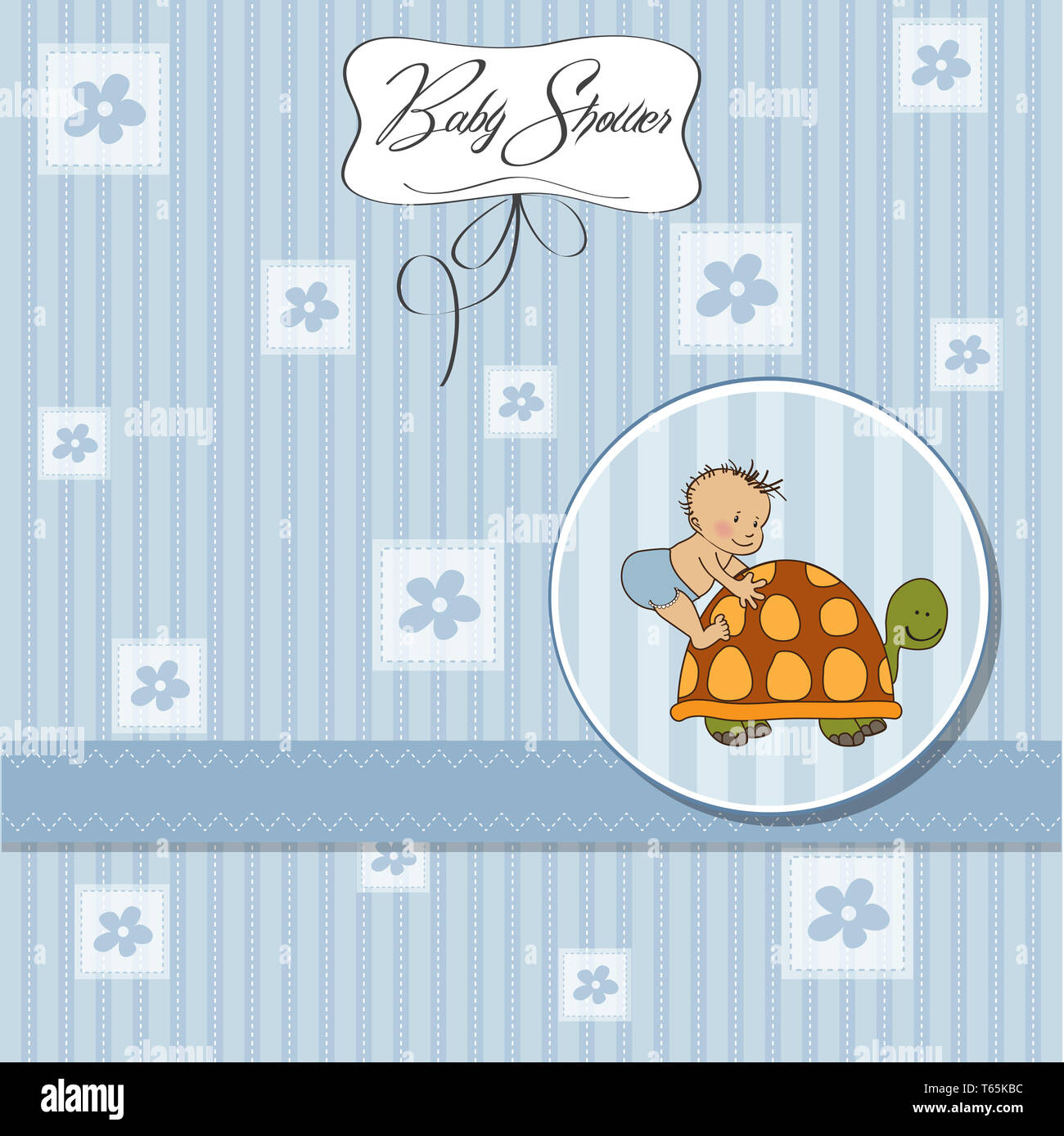 funny baby boy announcement card Stock Photo Alamy
