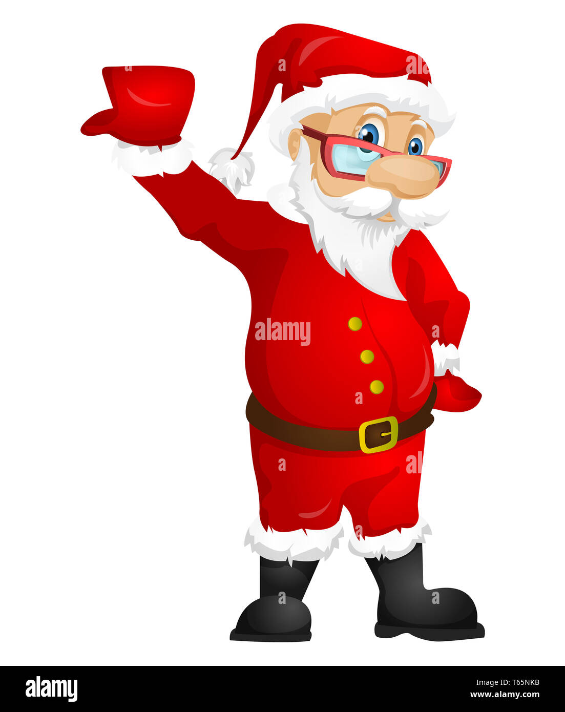 Santa claus illustration Cut Out Stock Images &amp; Pictures - Alamy