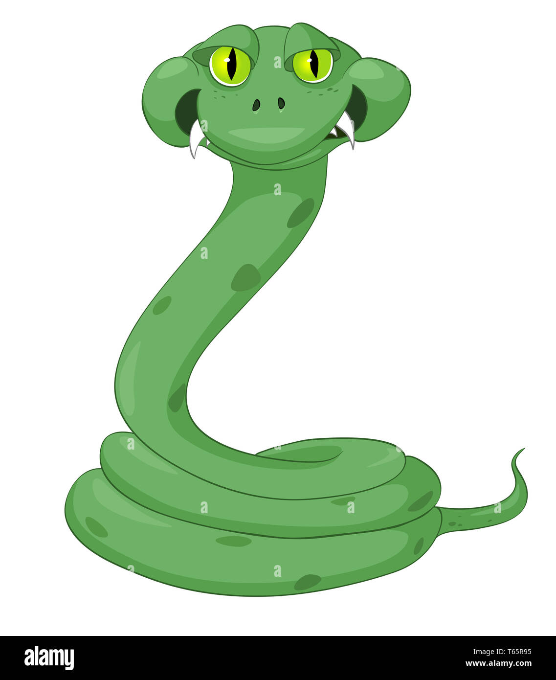 Cartoon Character Snake Stock Photo - Alamy