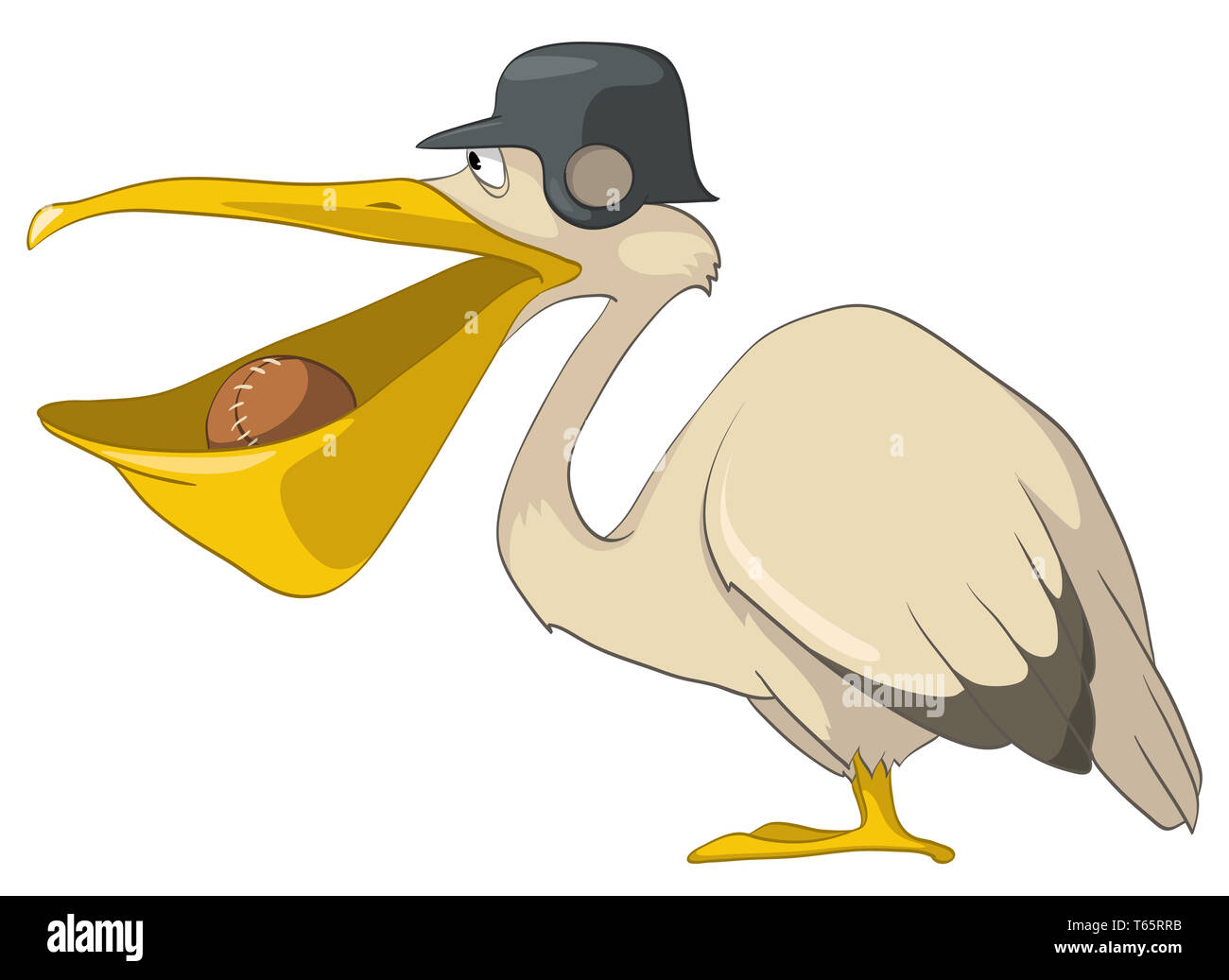 Cartoon Character Pelican Stock Photo - Alamy