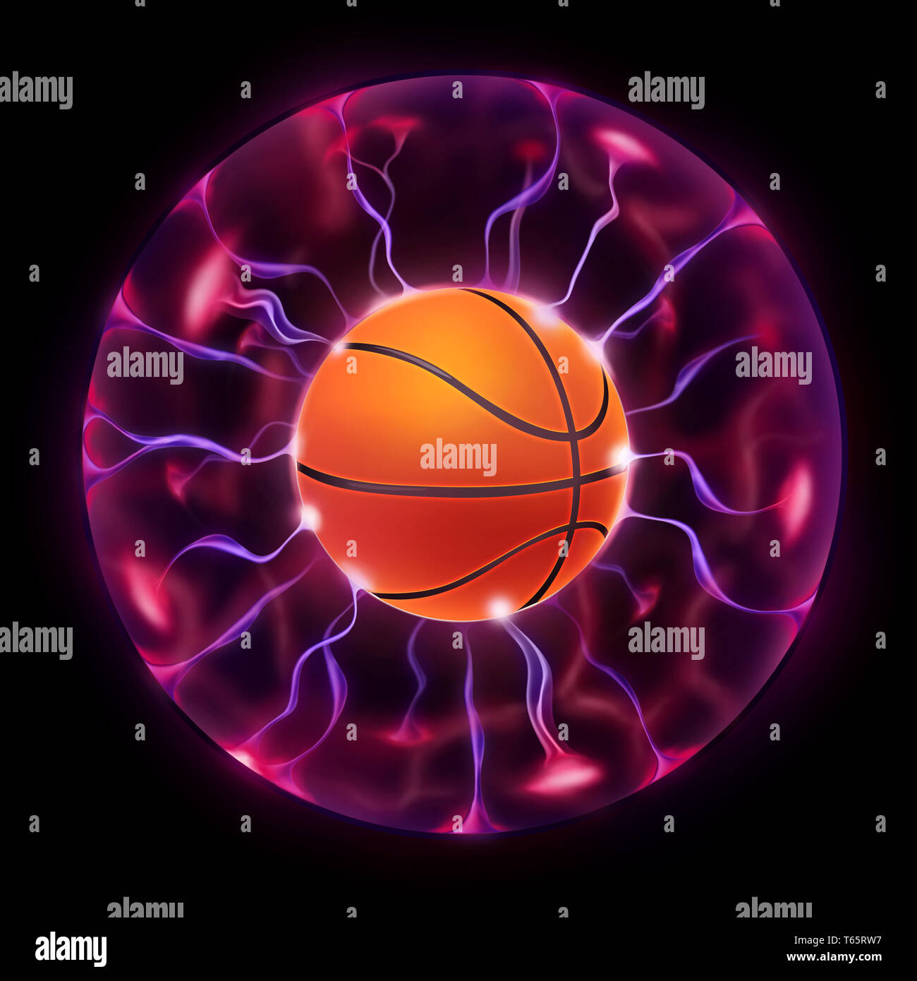 Basketball Ball Wheel Stock Photo Alamy