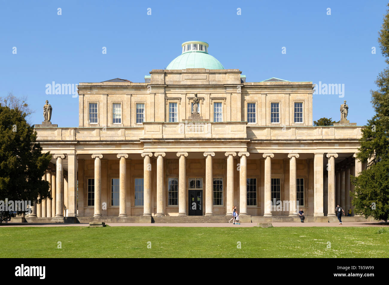 Cheltenham Pittville Pump Room Pittville Park, Cheltenham Spa Gloucestershire, England, UK,GB, Europe Stock Photo