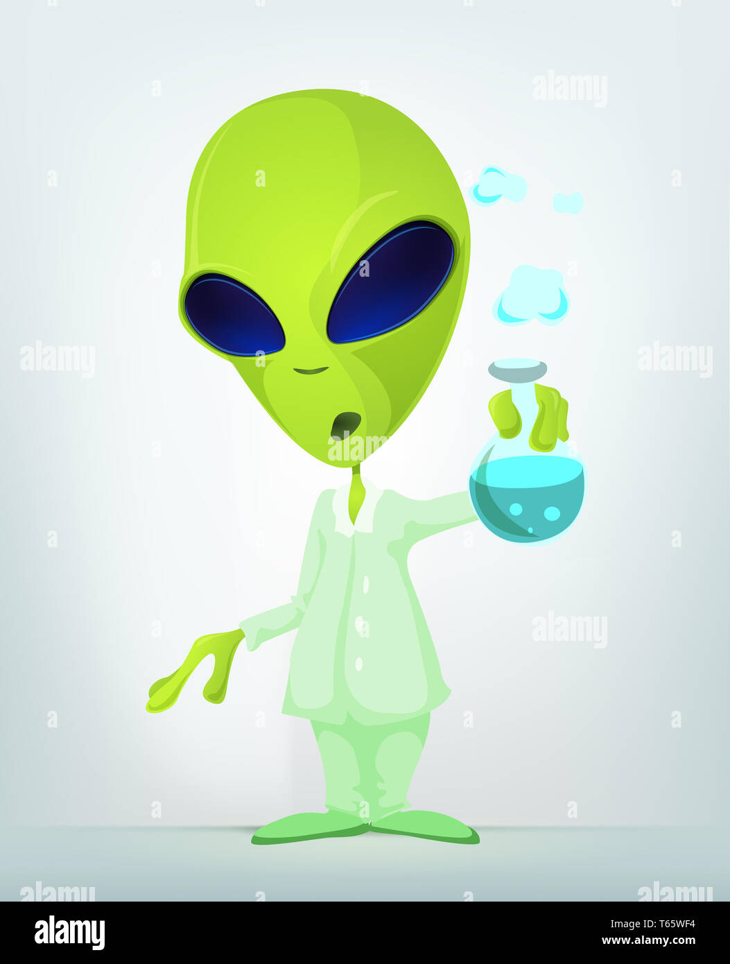 Funny Alien Stock Photo