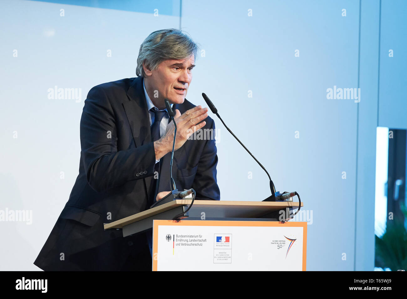 Stéphane Le Foll greeting the 50th Anniversary of Stock Photo - Alamy