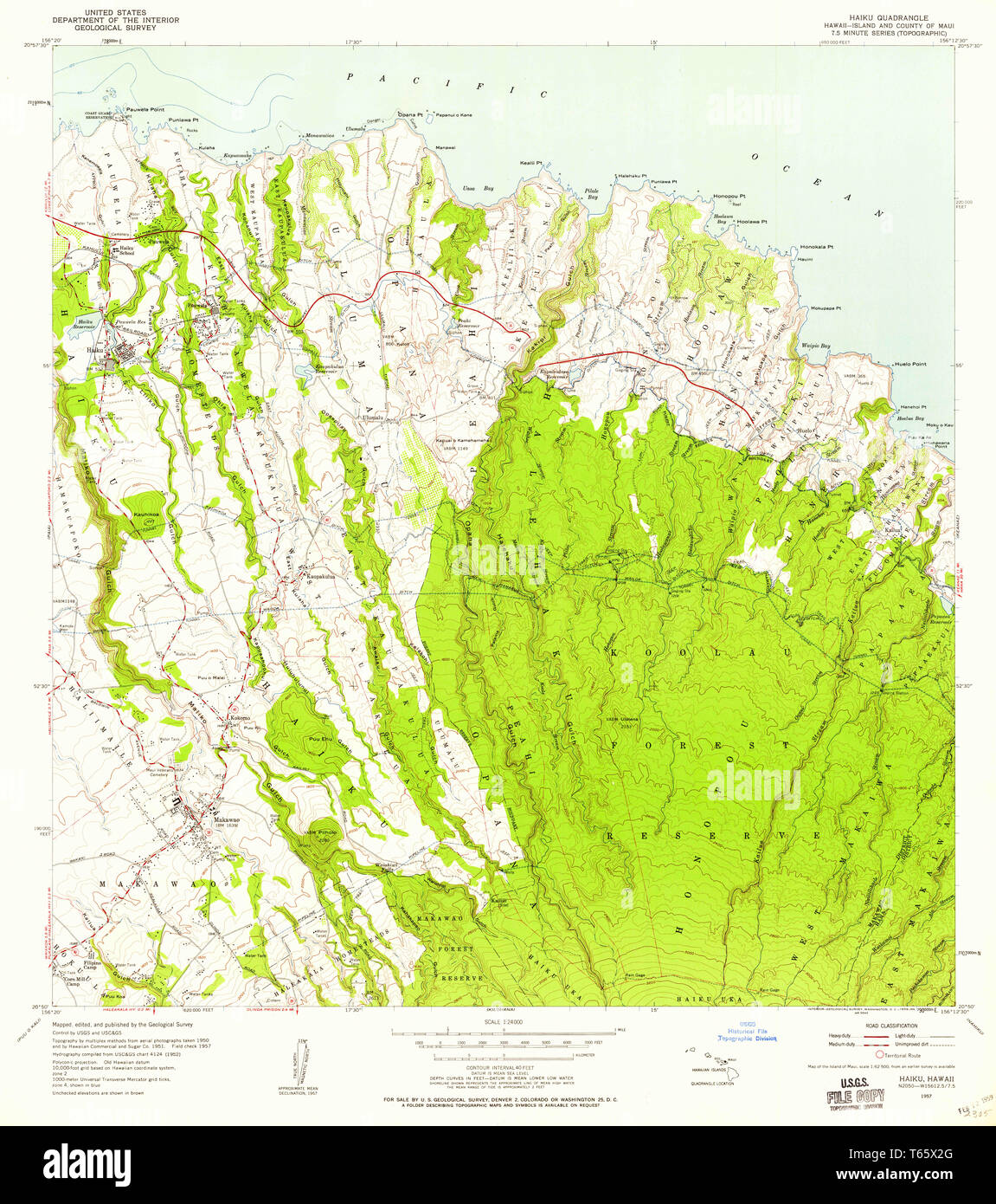 Topographic map hi hi-res stock photography and images - Alamy