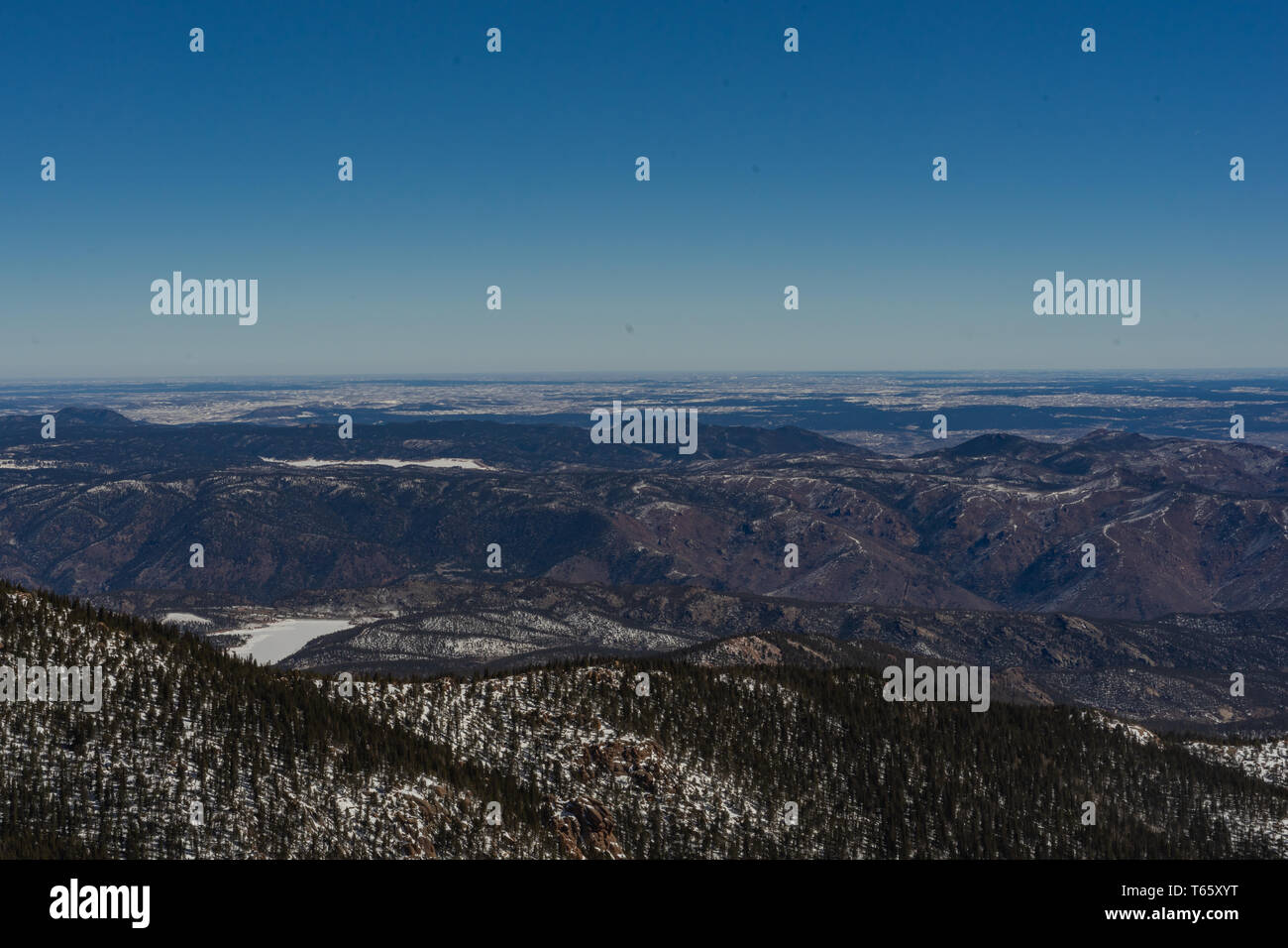 Pikes Peak, Colorado, USA Stock Photo