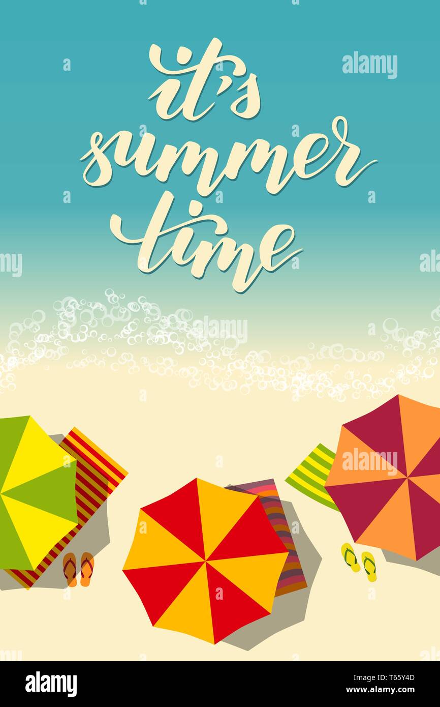 flyer template for summer time holidays Stock Vector Image & Art - Alamy