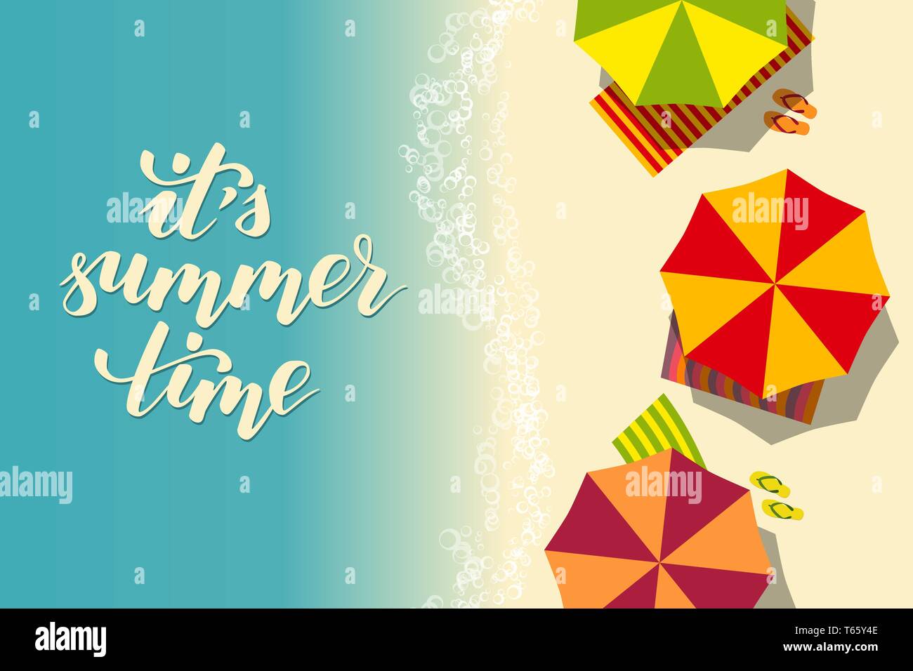 flyer template for summer time holidays Stock Vector Image & Art - Alamy