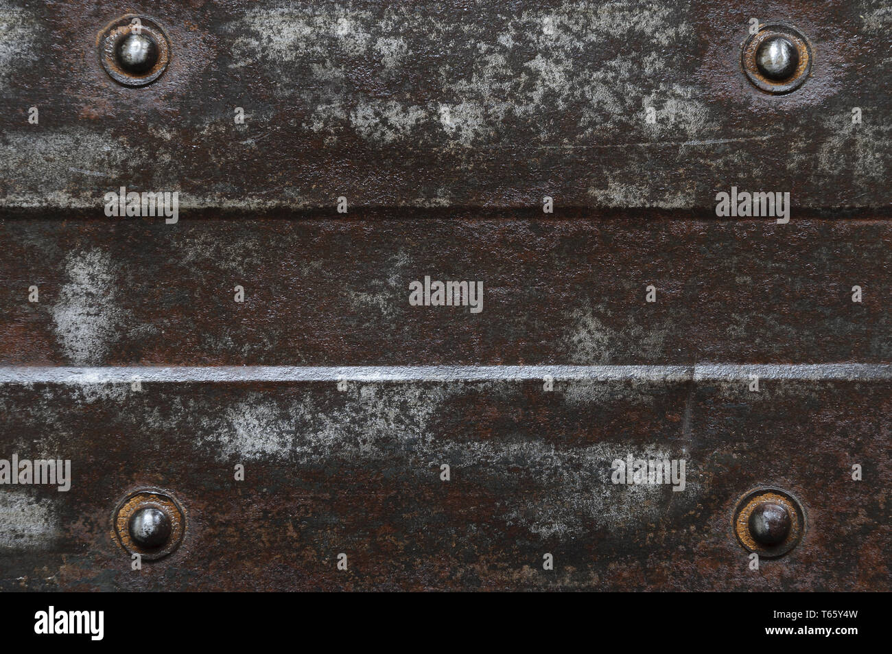 Sheet metal with rivets Stock Photo Alamy