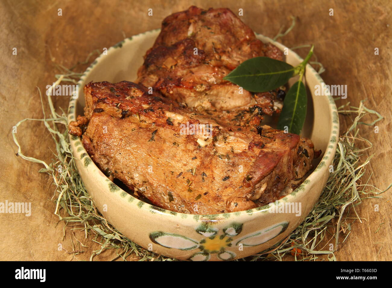 wild-boar-meat-stock-photo-alamy