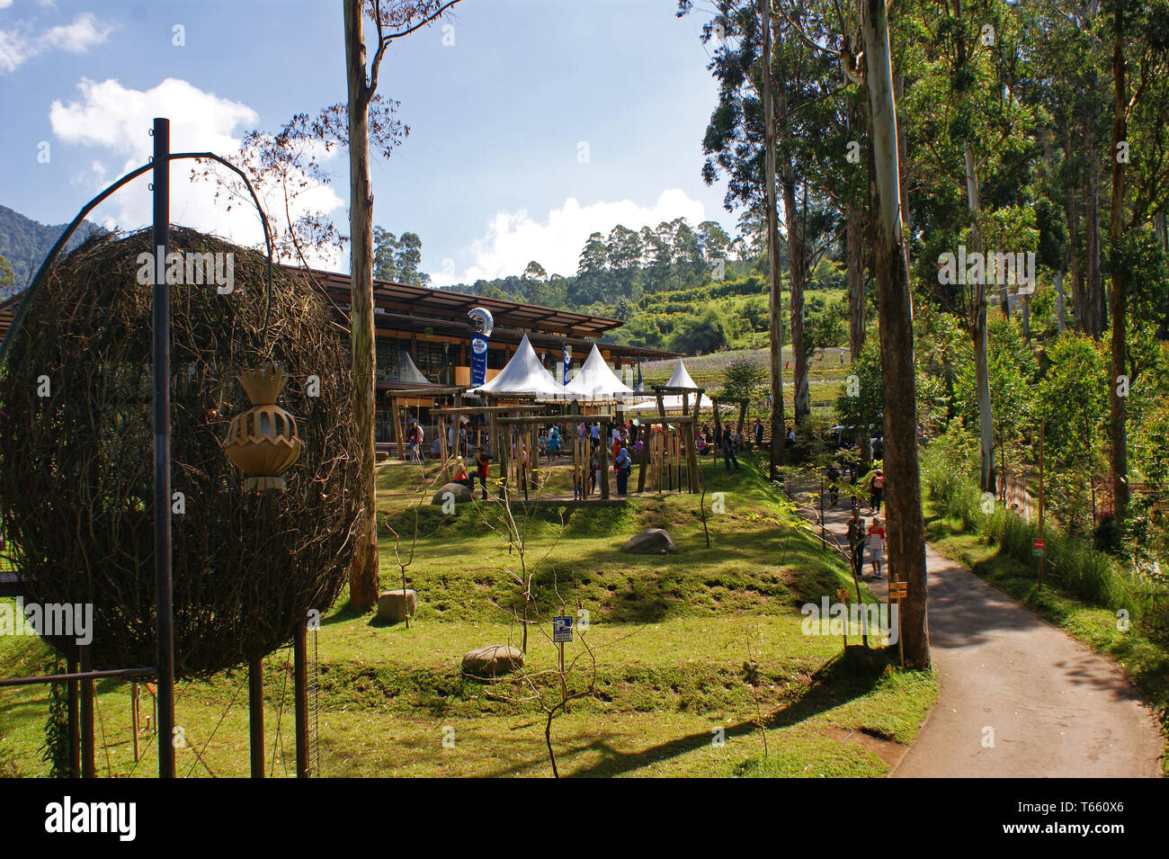 Dusun Bambu Leisure Park, Lembang, Bandung, West Java, Indonesia Stock