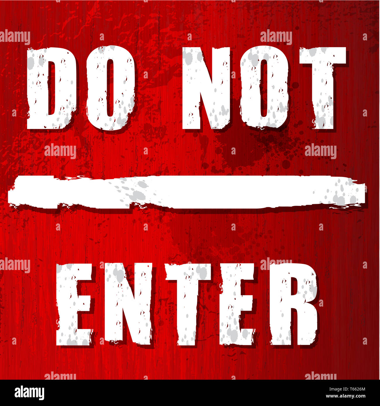 Red do not enter sign Stock Photo Alamy