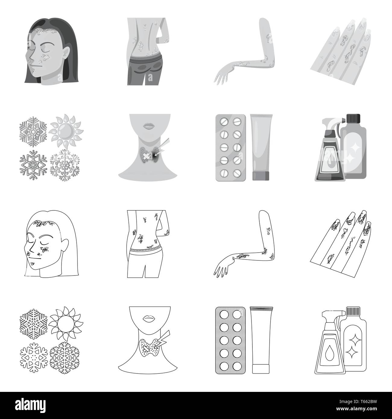 psoriasis,snowflake,endocrine,pill,chemical,skin,dermatitis,body ...
