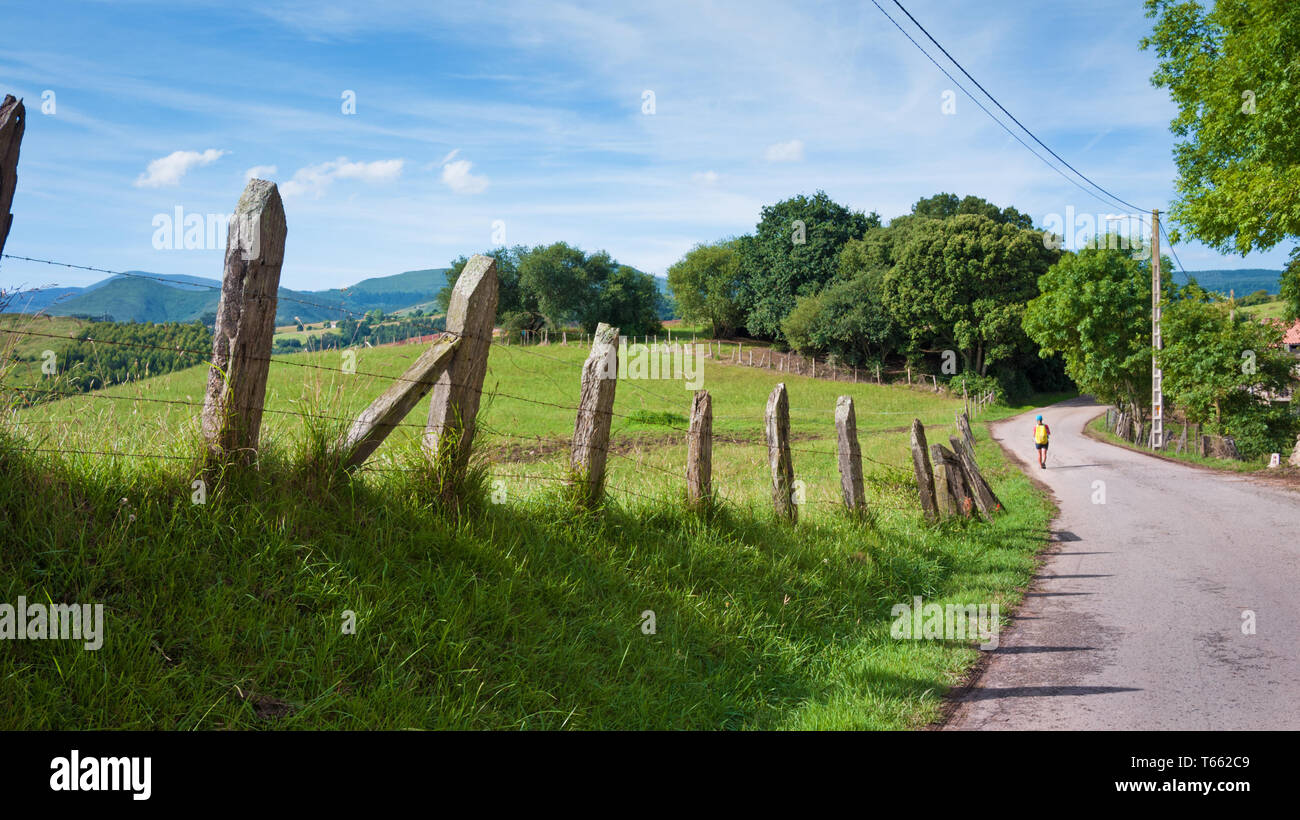 Camino de Santiago Stock Photo