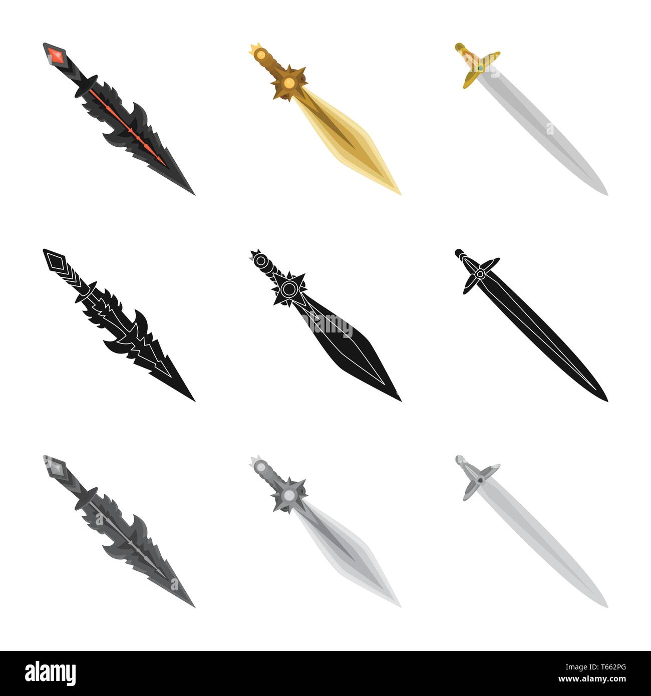 Chinese long weapon Stock Vector Images - Alamy