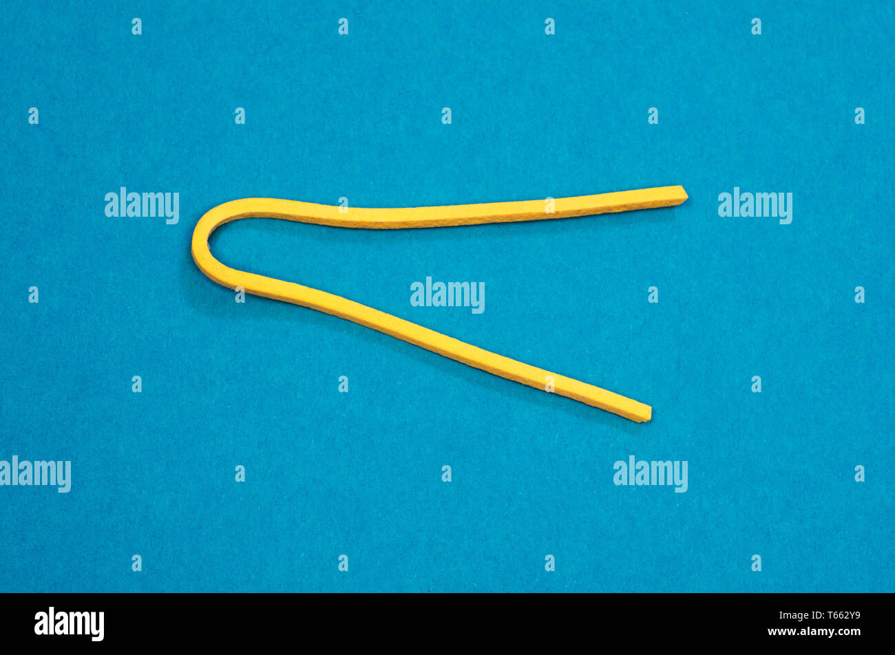 a broken rubber band Stock Photo Alamy