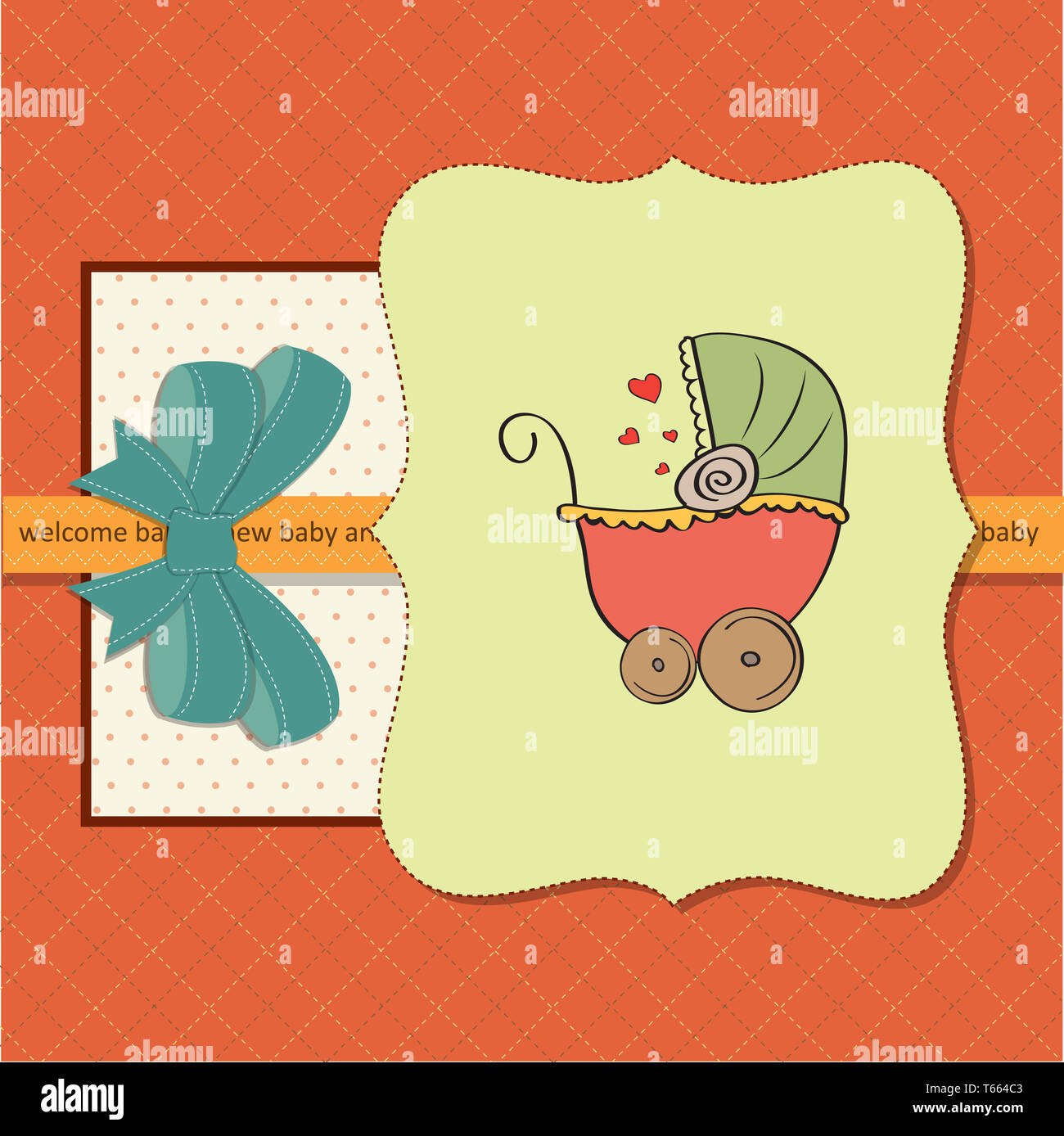 new baby announcement card Stock Photo Alamy