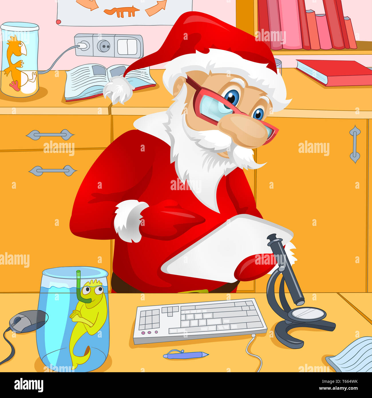 Santa claus digital art hi-res stock photography and images - Alamy