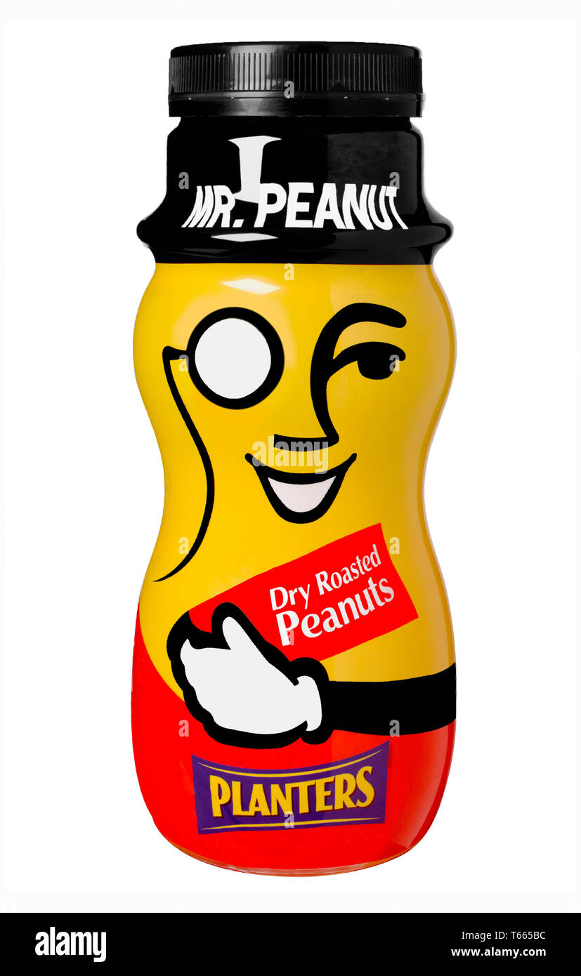 Mr. Peanut Jar Stock Photo - Alamy