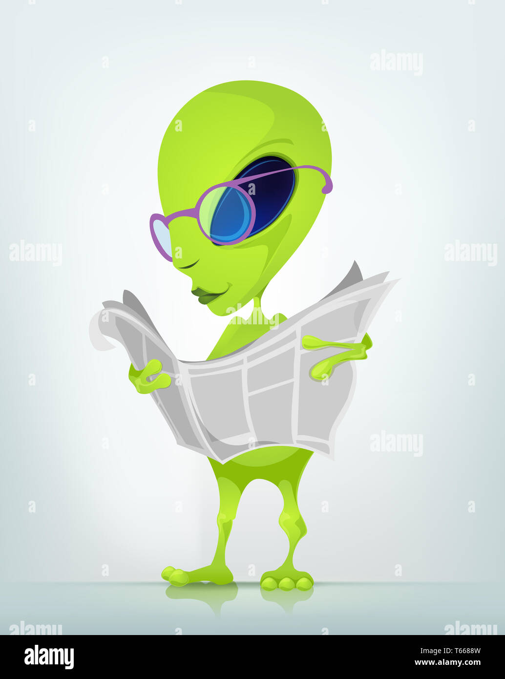 Funny Alien Stock Photo - Alamy