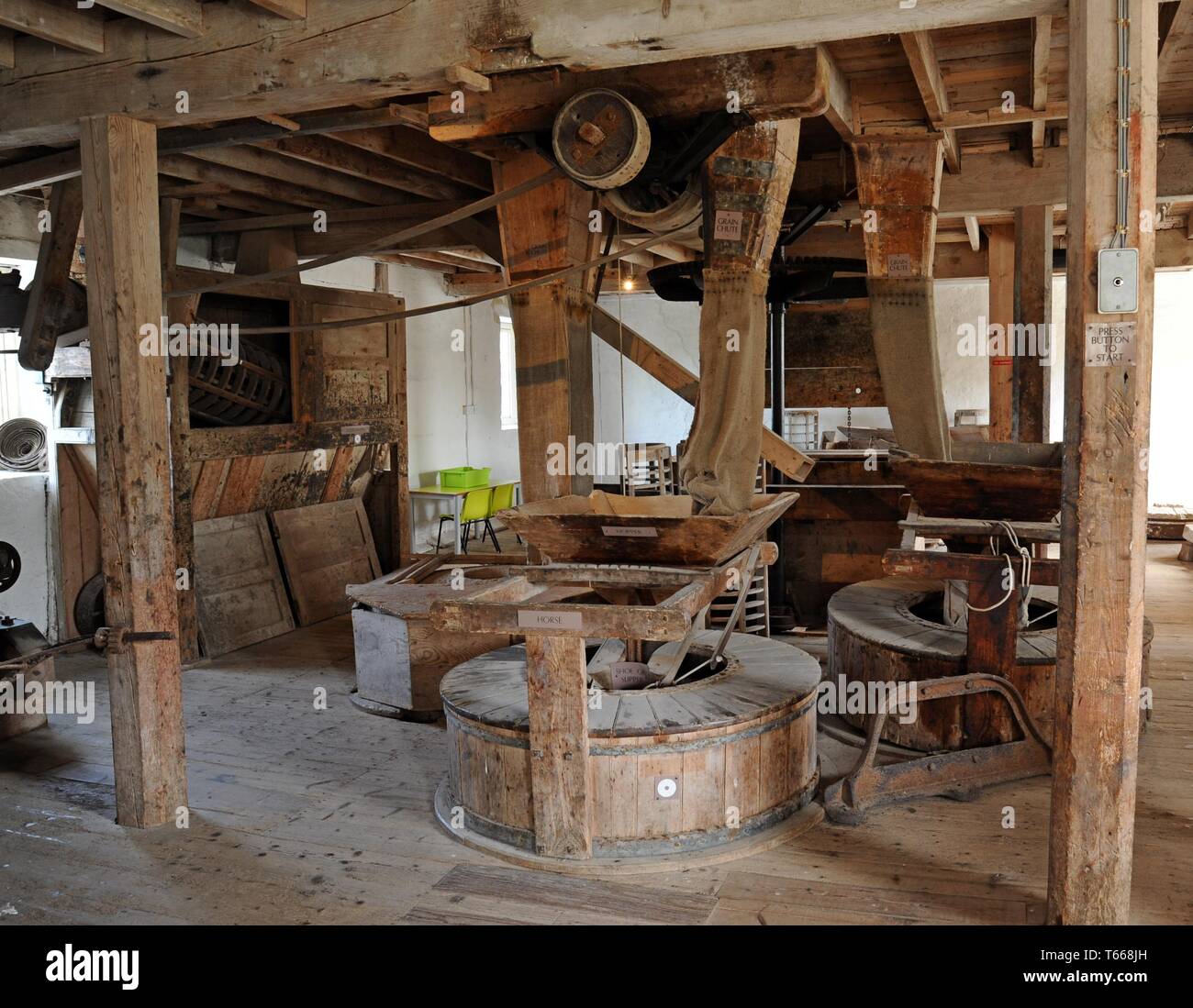 The Carew Tidal Mill is an historic flour mill that uses a tidal lagoon