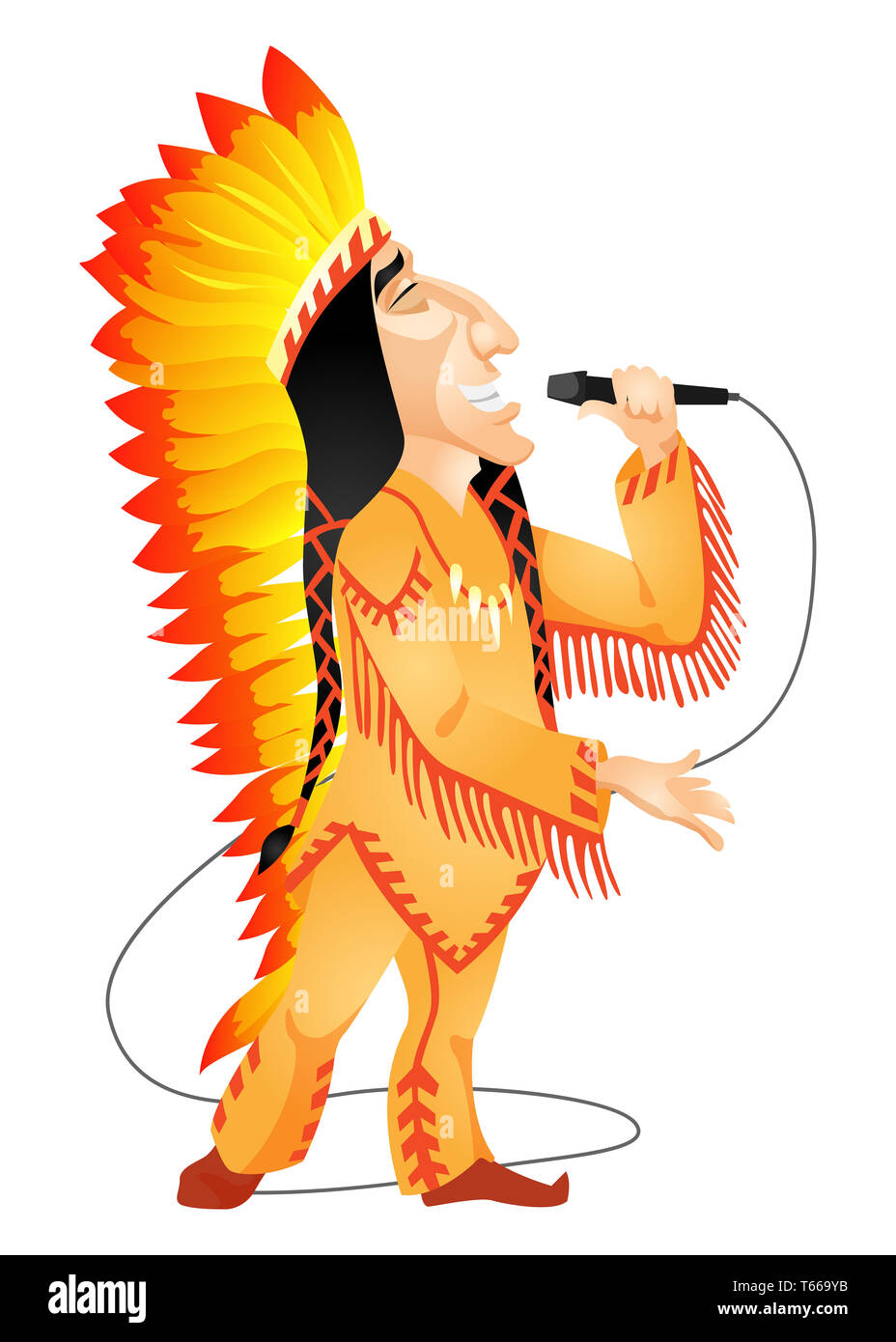 Native amerindian Cut Out Stock Images & Pictures - Alamy