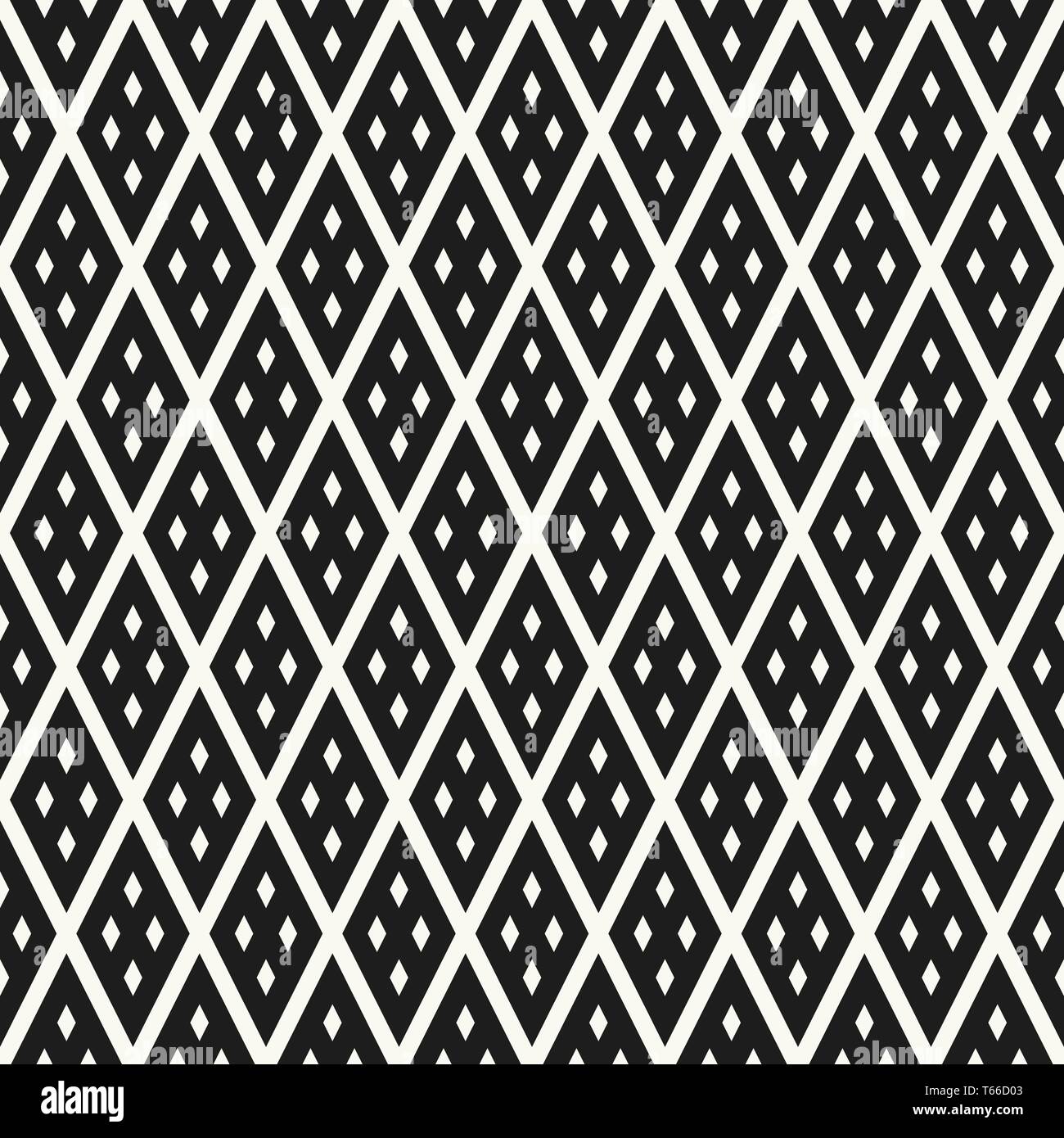 Rhombuses seamless pattern Stock Vector