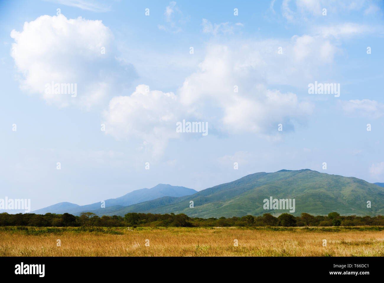 landscape with beautiful clouds and mountain views Stock Photo - Alamy