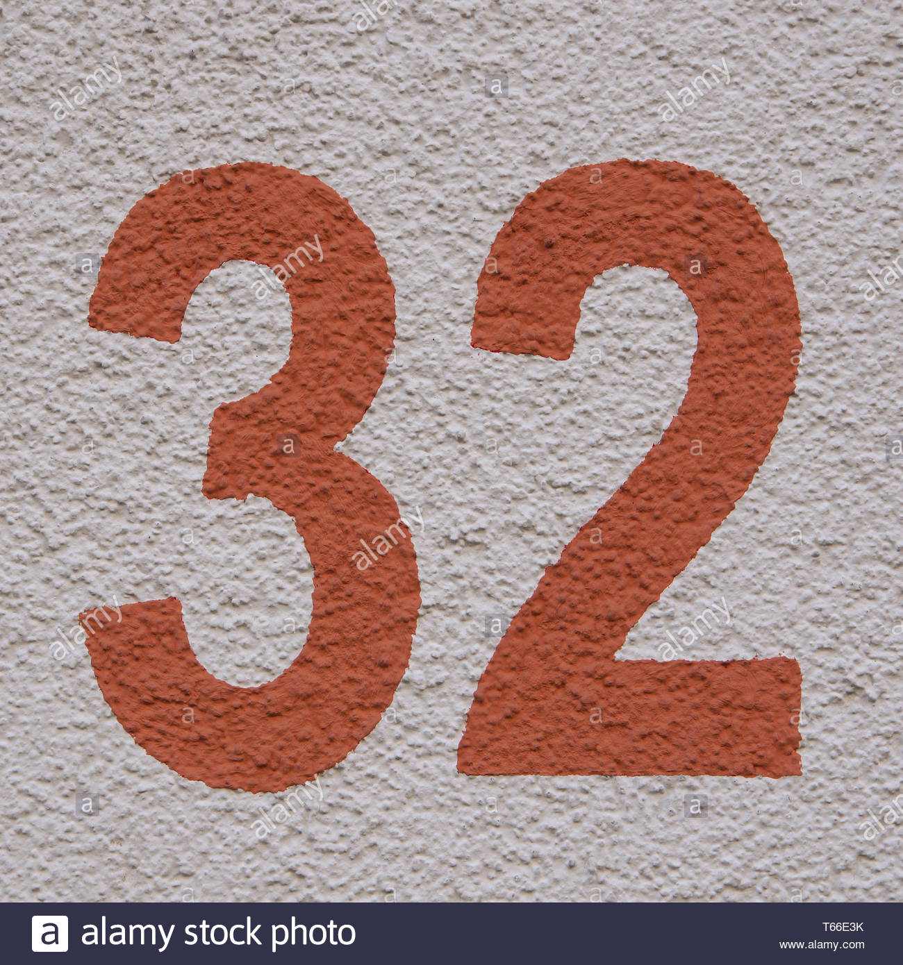 Number 32 High Resolution Stock Photography and Images - Alamy