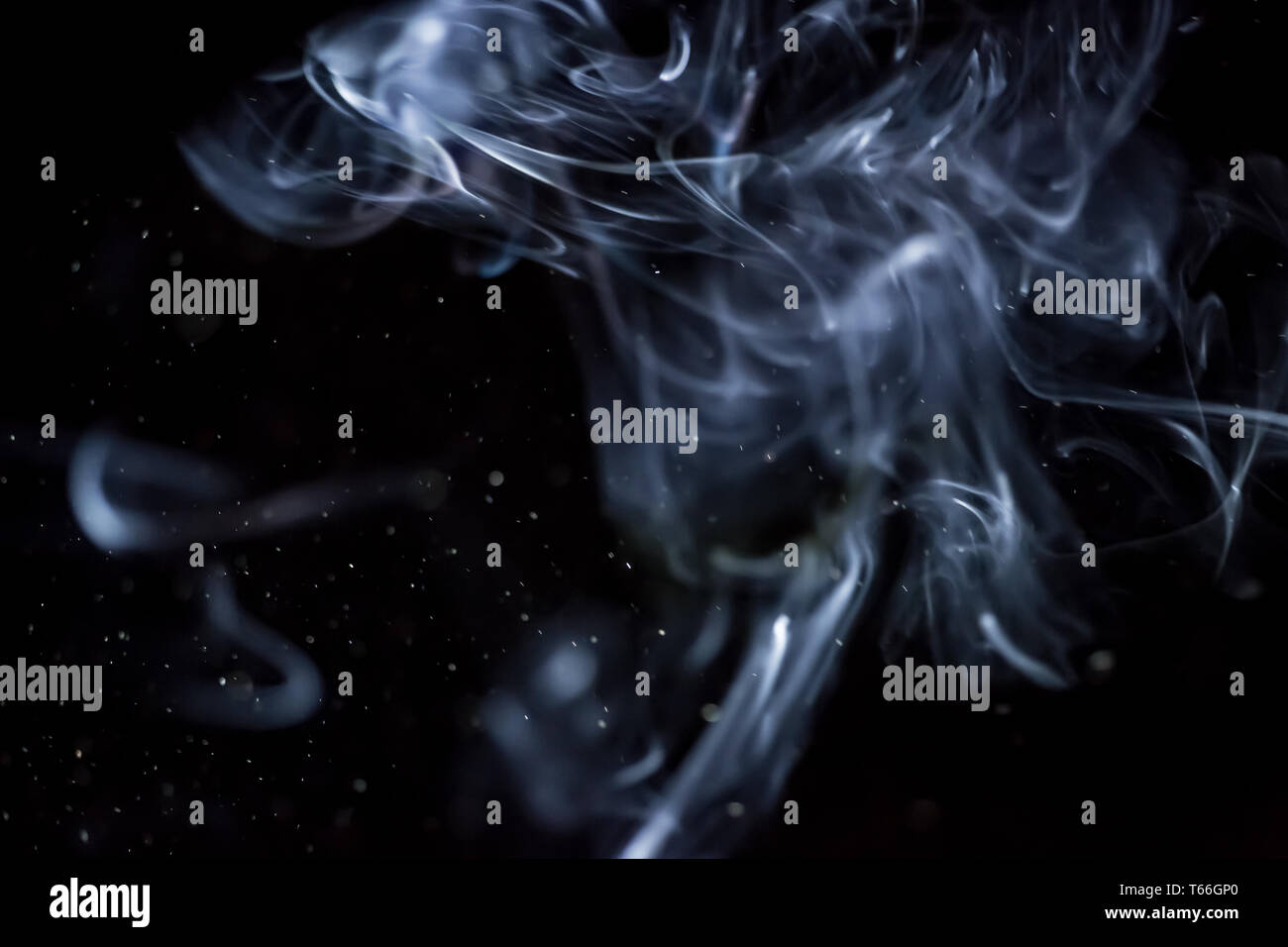 Abstract Smoke on black Background Stock Photo - Alamy