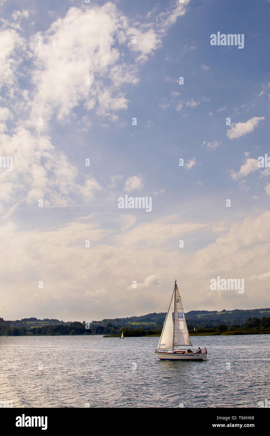 Lake chiemsee, Bavaria, Germany Stock Photo