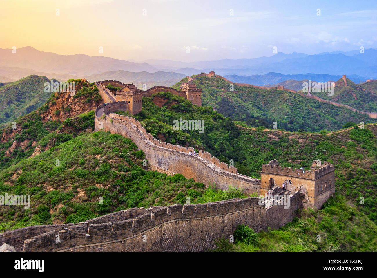 Great Wall China Stock Photo Alamy